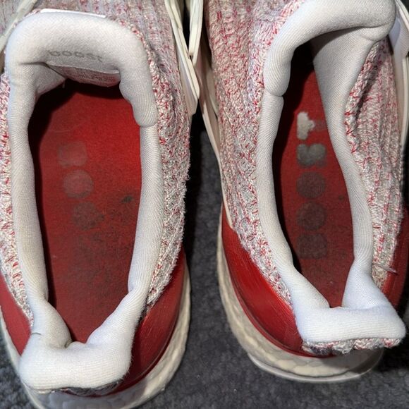 Adidas Ultraboost W Running Shoes Women’s 7.5 Cream Red Knit No Laces DB3209 - Picture 8 of 16